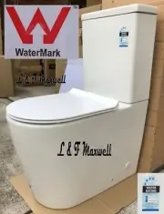 FULL CERAMIC TOILET SUITE SOFT-CLOSE-SEAT