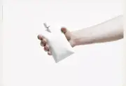 Areaware White Liquid Body Flask - Stainless Steel - For (1)