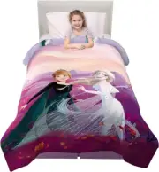 Disney Frozen 2 Kids Bedding Super Soft Microfiber Reversible Comforter