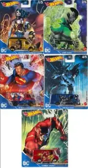 Hot Wheels Premium DC Pop Culture Choose from 5 Models