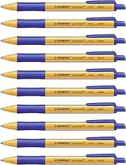 STABILO pointball - Ballpoint Pen - Pack of 10 - Blue