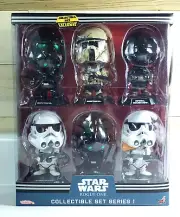 Star Wars Rogue One Cosbaby Hot Toys Bobble Head Set 1 VERY RARE