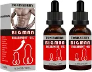2Pack Enlargerment Oil for Men Power Enlarger Oil Larger Longer Thinker Stronger