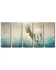 Ready2HangArt Equestrian Saddle Ink PSVIII Canvas Wall Art by Tristan Scott