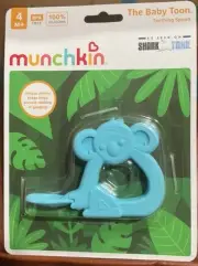 Munchkin The Baby Toon Silicone Teether Spoon Koala blue