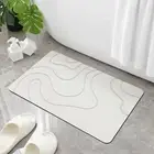 Stylish Bathroom Mat Super Absorbent Floor Quick Drying Bath for Home Kitchen