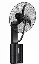 Wall-Mounted Misting Fan with Control, 1.8Lwater Tank | Oscilating | 3 Speed Setting, for Industrial, Outdoor, Commercial, Residential
