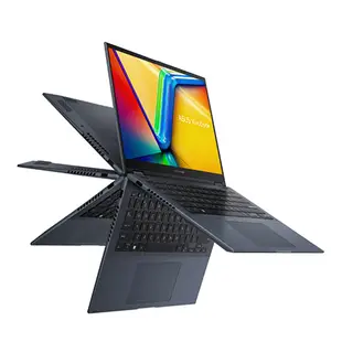 【記憶體升級特仕版】ASUS Vivobook S 14 Flip TP3402VA-0062B13500H 午夜藍 14吋翻轉觸控筆電 (WUXGA IPS/Intel i5-13500H/8G+8G DDR4/512G PCIE SSD/WIN 11)