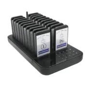 20 Coaster Pager Restaurant Guest Call Wireless Paging Queuing Calling System AU
