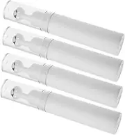 Garneck 4pcs Roller Ball Bottles for Eye Refillable Glass Containers for Essential Oils and Perfume Portable Design for Travel Home and Office Use