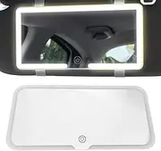 Cozioz Rechargeable Car Visor Vanity Mirror with Dimmable Touch Screen and 3 Light Modes - popular type