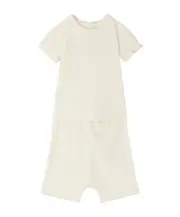 Bonpoint Emani Tulip Print Short Set 1M White