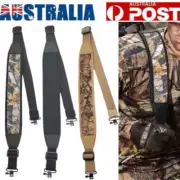 Two Point Camouflage Rifle Gun Sling with Swivels Durable Shoulder Padding Strap