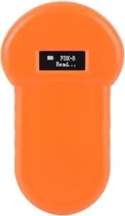 Portable Pet Chip Scanner, Rechargeable Animal Microchip Reader 134.2KHz, with Organic LED Screen, for Dogs Cats Horses Management