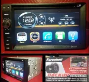 New Soundstream Double Din Car Stereo With Bluetooth And Back Up Camera