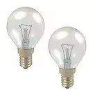 2 x FITS BOSCH NEFF SIEMENS 40 WATT 40W SES E14 HIGH TEMPERATURE OVEN LIGHT BULB