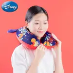 【DISNEY 迪士尼】彩繪米妮記憶棉便攜U型枕午睡枕(飛機枕 旅行枕 護頸枕)