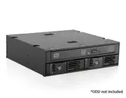 iStarUSA Slim ODD/2x2.5inch SATA HDD Trayless Hot-Swap Rack (T-5K225T-SA)