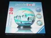 Ravensburger: PuzzleBall Penguin World - 240 Pcs 3D Jigsaw Puzzle Globe (SEALED)