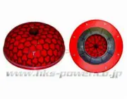 HKS Super Power Flow Reloaded 200mm Air Filter Pod 100mm Outlet Red 70019-AK112