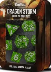 Dragon Storm: Silicone Dice Set - Green Dragon Scale
