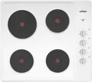 Chef 60cm Solid Cooktop White