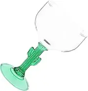 Margarita Shot Glass Cactus Design 400ml Wine Goblet Non-Slip Smoothie Cup