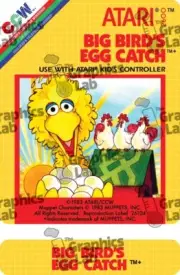 Replacement Game Cartridge Label - Big Bird’s Egg Hunt for Atari 2600
