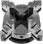 PZNGNKELPT Lathe Chuck 50mm Mini 4 Jaw Reversible Self-Centering Thread Mount Lathe Chuck K02-50 Metal chuck