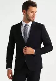 Antony Morato Slim Fit Suit Black Chest 40 W34 Size 50 RRP £225 TD7 TT 01