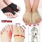 1/2Pairs Straightener Hammer Toe Splint Hallux Valgus Separator Bunion Corrector