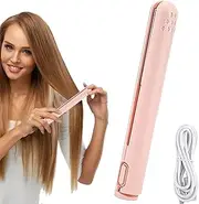 Purpose Curling Iron, 2-in-1 Portable Curling Iron and Hair Straightener, Small Curling Iron, Hair Curling Tools, For Short and Long Hair