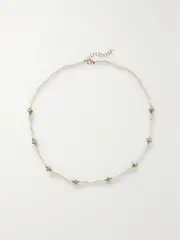 [Pascale Monvoisin] Pascale Monvoisin - Chelsea N°1 9-karat Gold, Sterling Silver And Multi-stone Necklace - One size One size Gold