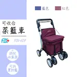 大空間【菜籃車】FZK-629 承重90KG 可收合 散步車 助步車 長照 行動輔具 購物車 健步車 富士康*無補助*