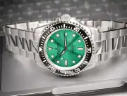 Oceaneva Men's Deep Marine Explorer 1250M Watch Automatic Swiss Movement Mint