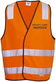 DEPUTY CHIEF WARDEN HI-VIZ DAY VEST