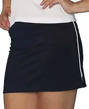 [Podium] Ladies Stretch Skort Size 12 Navy/White Skirt Pocket Tennis Golf