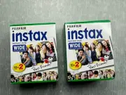 FUJI FILM INSTAX INSTANT FILM LOT/2 Wide Format 10x2 PACKS