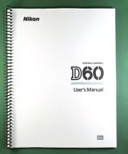 Nikon D60 Instruction Manual: 204 Pages & Protective Covers