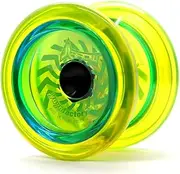 [YOYO FACTORY] YoyoFactory ARROW Freestyle Yo-Yo - Yellow (beginner to pro, 2 different level ball-bearings, string and instructions included)