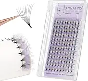 ANNAFRIS Premade Fans Eyelash Extensions 20D Thickness 0.05 D Curl 9-13mm Mix Short Stem Pointy Base Premade Volume Lash Extensions C D Curl(20D-D-0.05,9-13mm Mix)