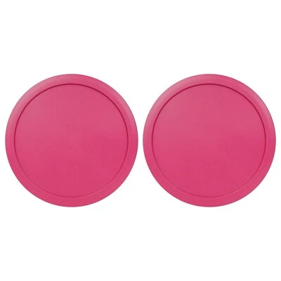 Replacement Lid for Pyrex 4-CUP Storage Cover 6" Bowl 7201-PC FUCHSIA (2-Pack)