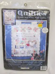 NEW 1994 Dimensions Quilties Sewing Kit Quick & Easy Mini Quilts Life's Treasure
