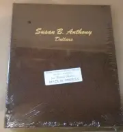 Dansco Coin Album #7180 Susan B Anthony Dollars 1979-1999 No Proofs 2-Page Album