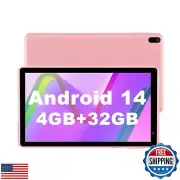 BYANDBY Tablet 7 inch Android 14.0 Tablet, 4GB+32GB ROM （1TB Expand）, Quad-Co