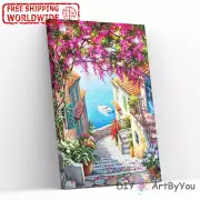 Paint By Numbers Kit Boat Seascape Abstract Home Adult Framed Decor Painting Art