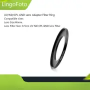 46-67mm Step-up Step Up Ring Filter Ring UV/ND/CPL GND Lens Adapter Filter Ring