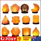 Himalayan Salt Lamp Crystal Salt Rock Lamp with Base LED Atmosphere Lamp AU