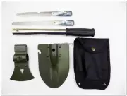 Military Multifunctional Outdoor Survival Set 6 in 1 - Axe,Saw,Knife,Spade - New