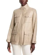 Herno Laminated Linen Field Jacket
